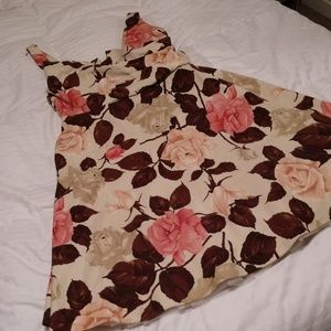 Talbots floral vintage style dress